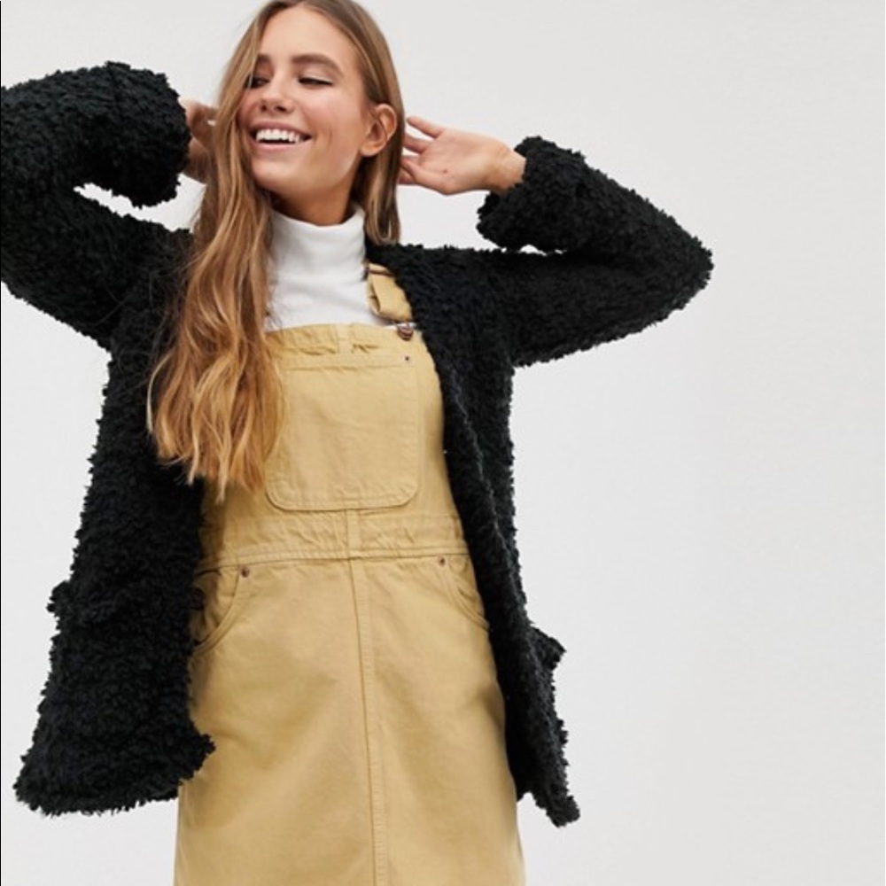 Brave New Soul black textured cardigan
